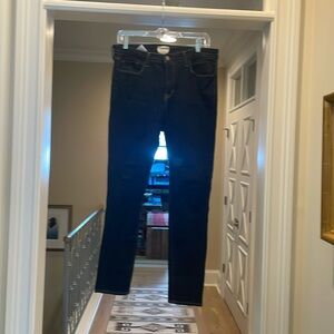 Lagence dark wash skinny jeans.